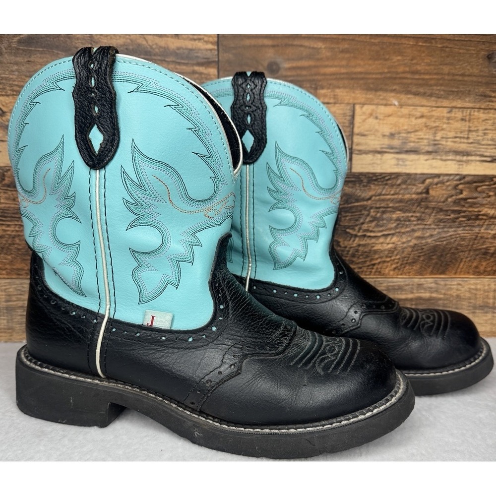 Justin Leather Women's Gypsy Cowboy Western Boots Size 10B